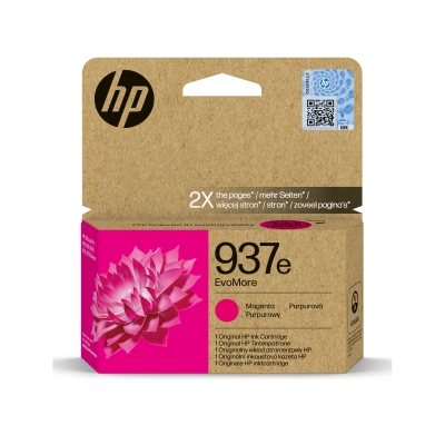 Inkoustová náplň HP 937e EvoMore purpurová (4S6W7NE#CE1)